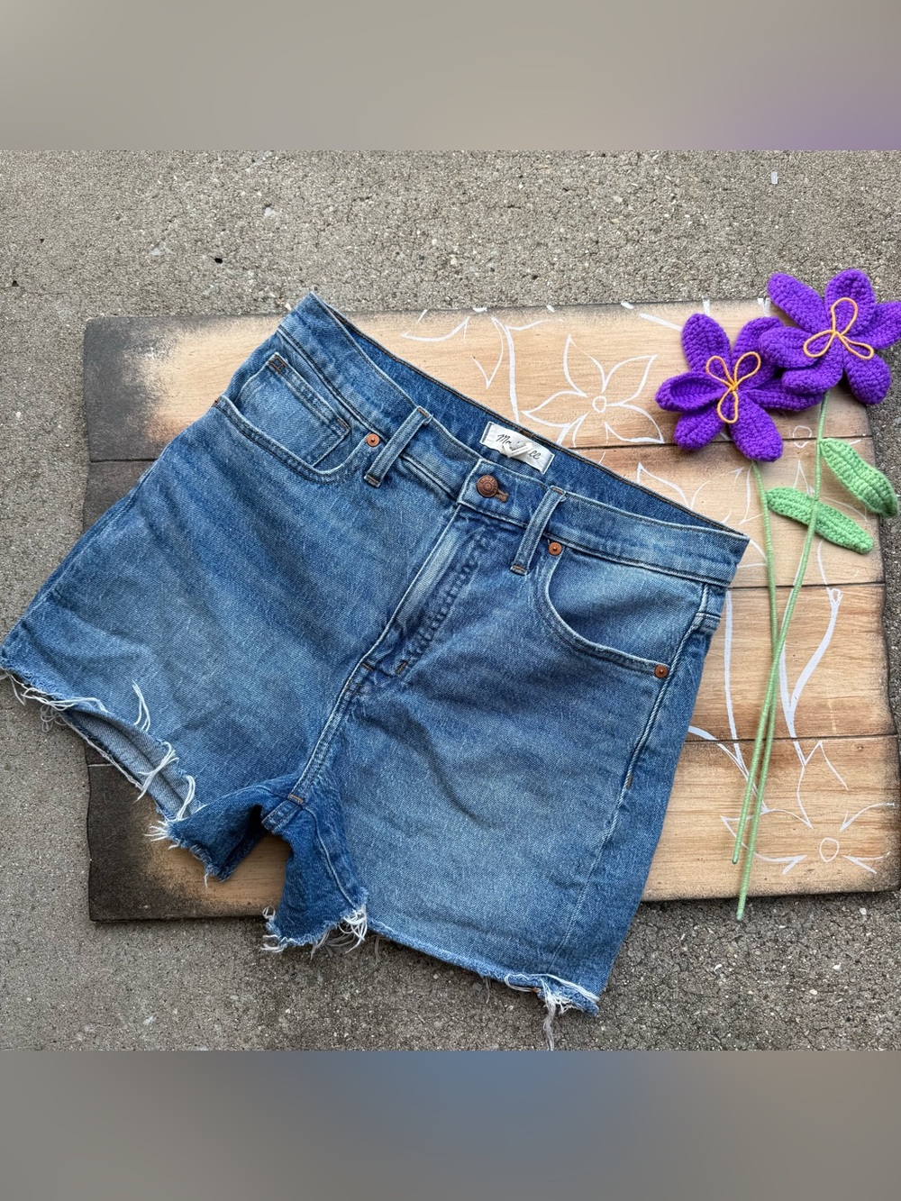 Madewell High Rise Jean Shorts Size 29